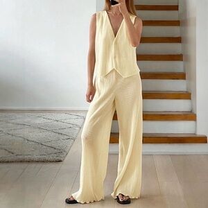 Butter Yellow Long Pants
